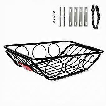 Rear Bike Basket with Mounting Hardware | Rust Resistant metal finish, Easy