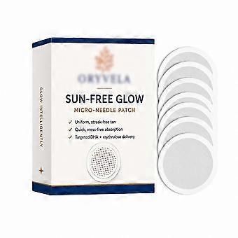 2-Pack Tanning Care Patch with Micro-Needle Design, No-Apply Self Tanning Patch for Full Body Even Color and Skin Nourishment