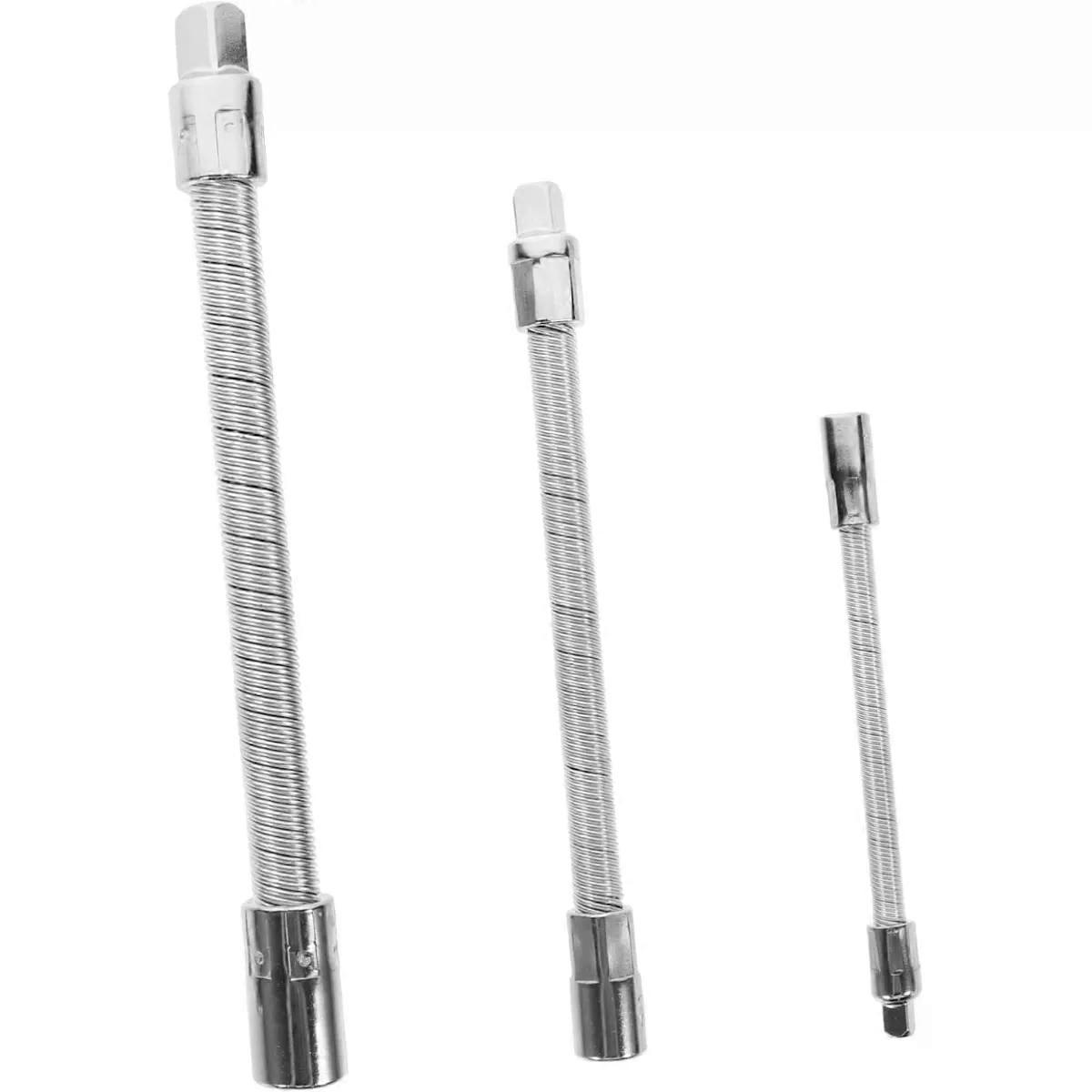 Steel Flexible Socket Extension Bar Set /4 1/2 3/8