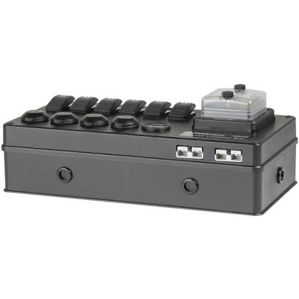 Dc Control Box for External Battery with Voltage Display Weatherproof Fuse