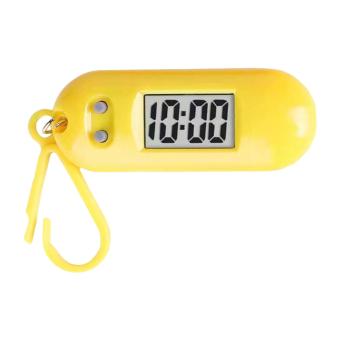 Miniatur-LED-Digitaluhr im Schlüsselanhängerformat, leicht lesbare Taschenuhr für Schüler und Kinder, tragbar und einfach zu bedienen.