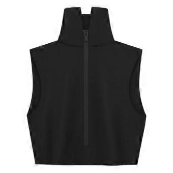 Adidas Womens/Ladies High-Neck Crop Top