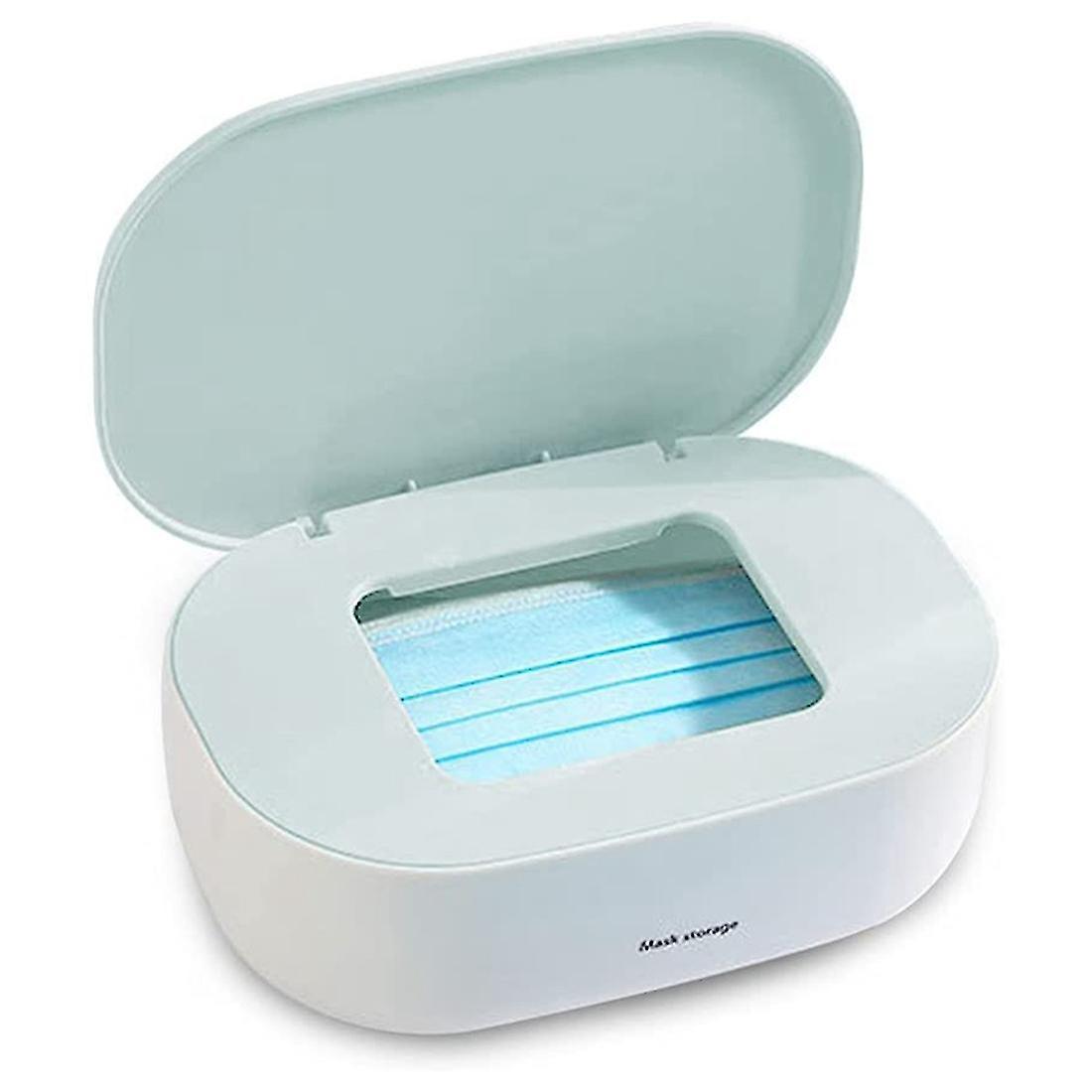 Paper Mask Storage Box Household Large-capacity Mask Storage Box Wet Tissue Storage Box Blue