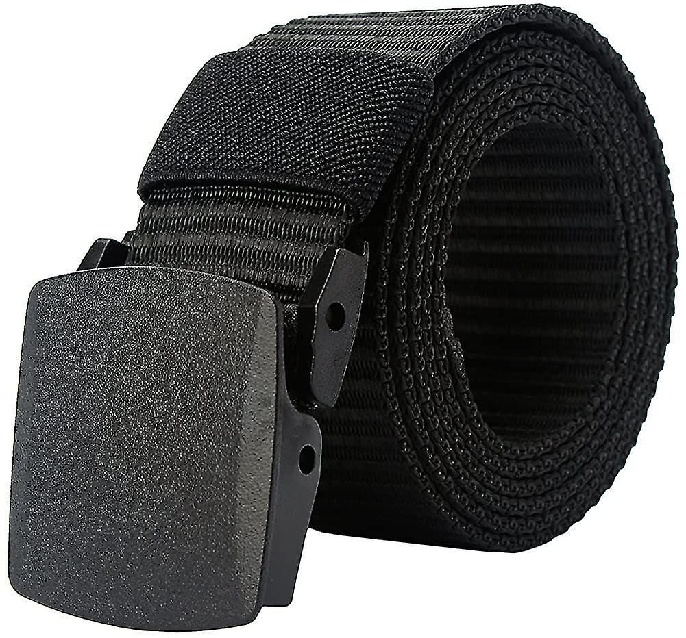 Men's Belt Nylon Adjustable Strap With Plastic Buckle 120cm