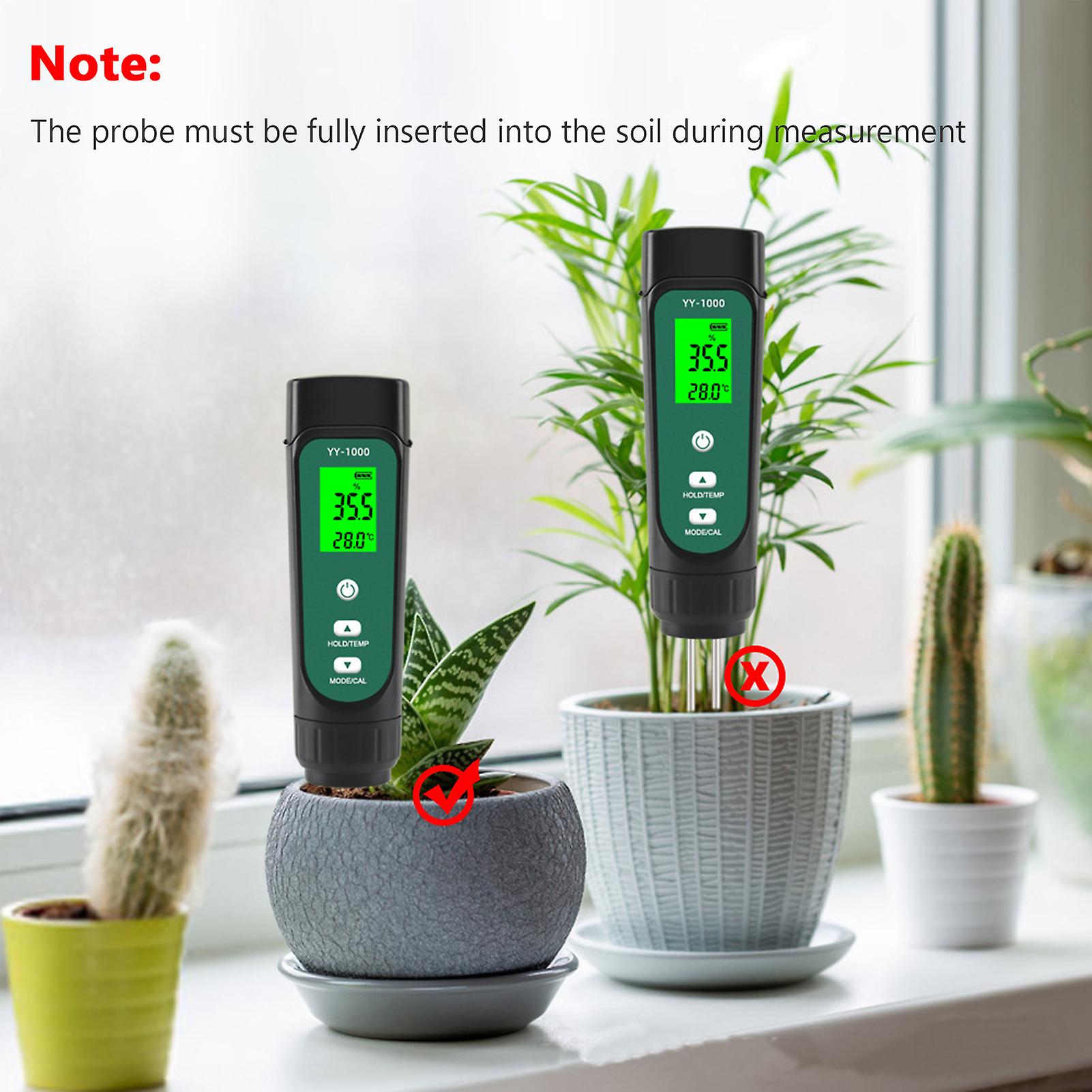 Soil Tester For Soil Moisture Temperature And Conductivity Measures