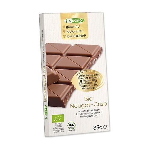Crunchy organic chocolate 85 g (Hazelnut - Chocolate)