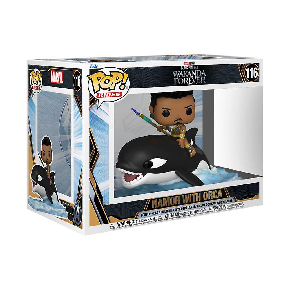 Black Panther 2 Wakanda Forever Namor with Orca Pop Ride Ages 6 Years and Up