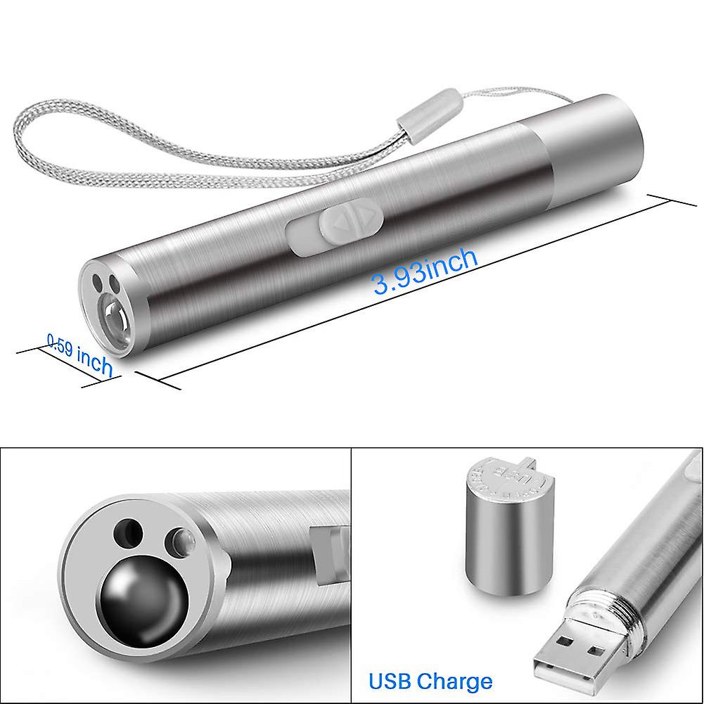 3 in 1 oplaadbare pointer speelgoed USB opladen katten commando lichte training tools