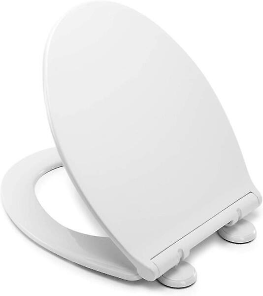 Croydex Sit Tight Ullswater Toilet Seat With Quick Release 44.5 x 36 x 5cm White