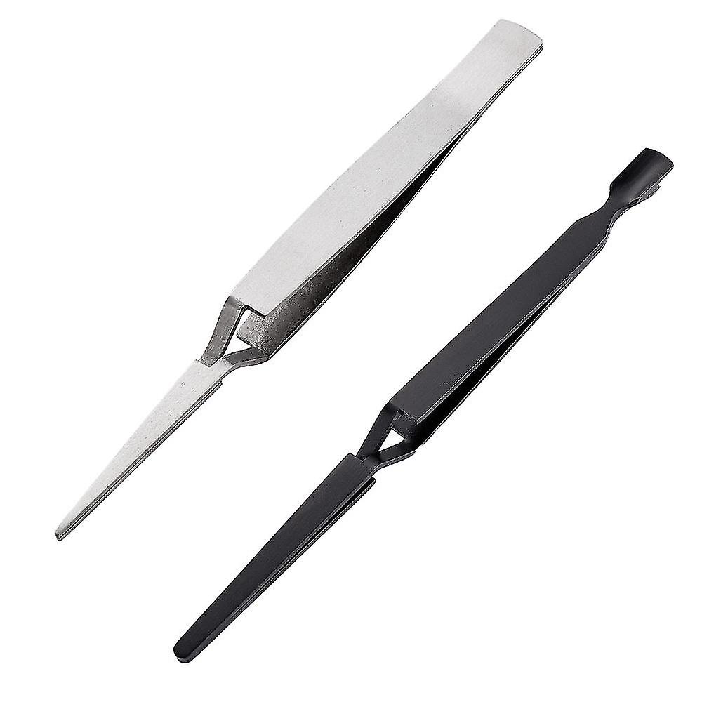 2 Pieces Nail Pinching Tool Cuticle Pusher