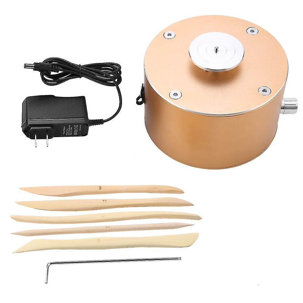 12V Mini Clay Making Pottery Machine Ceramic Diy Craft Us Plug 100-240v