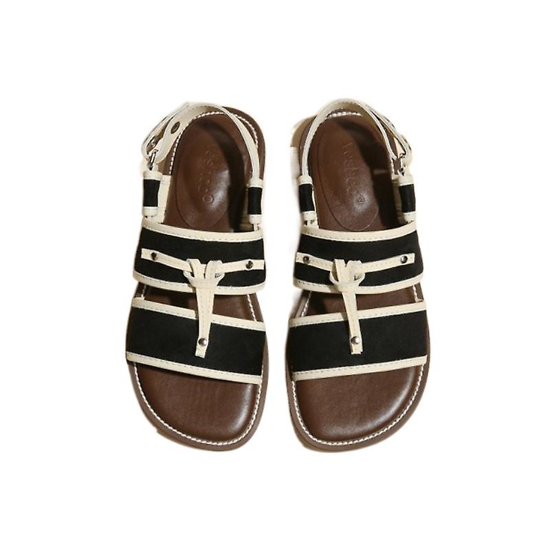 Flad sandal med flad bund