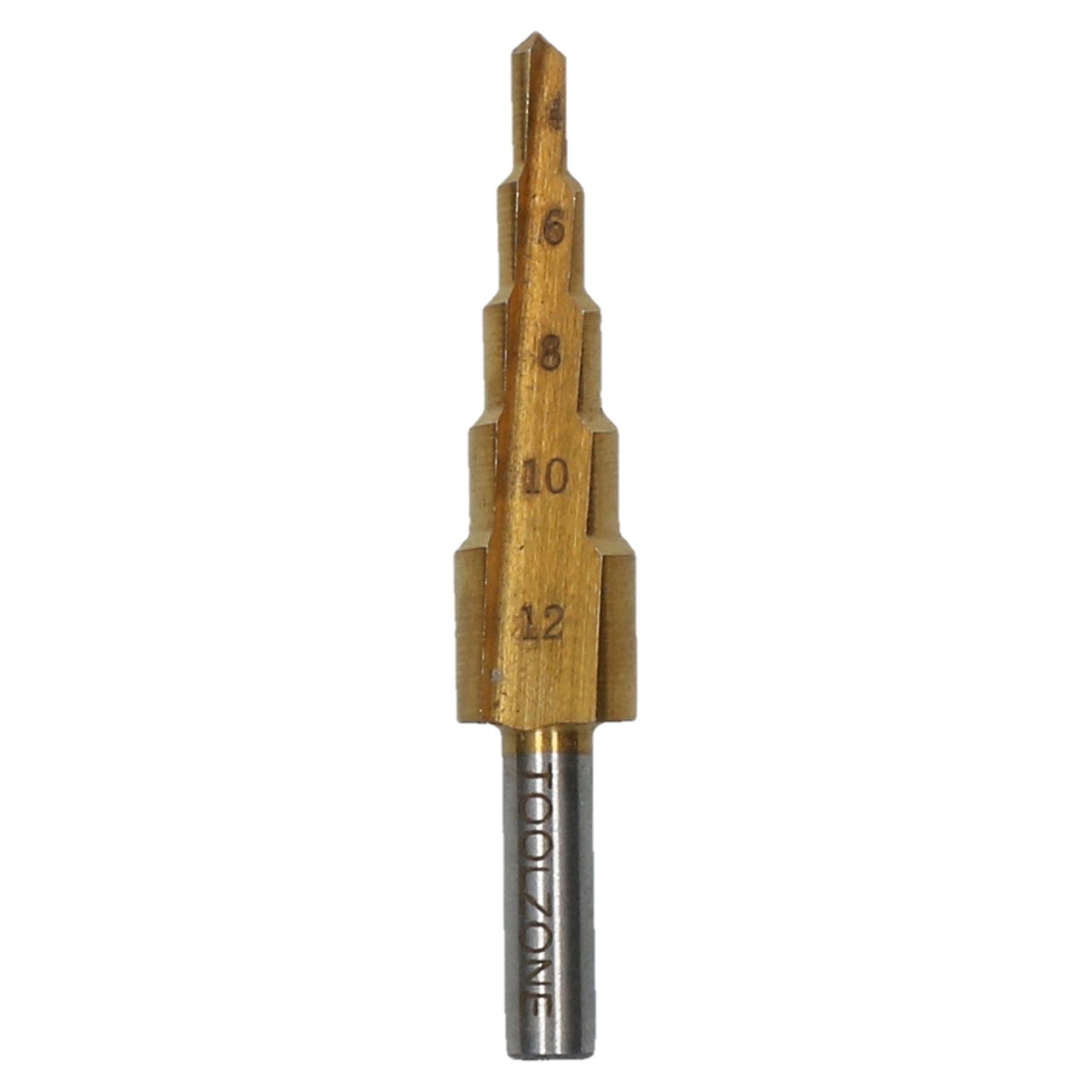 Small HSS Step Cone Drill Titanium Hole Cutter TE126