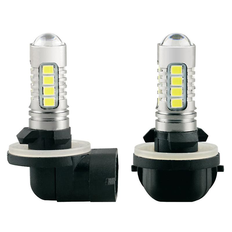 2pcs H1 H3 880 881 Led Car Fog Lights 16smd 2835 3030 Daytime Running Light Bulb Turning Parking Bulb 6000k 12v Driving Lamp