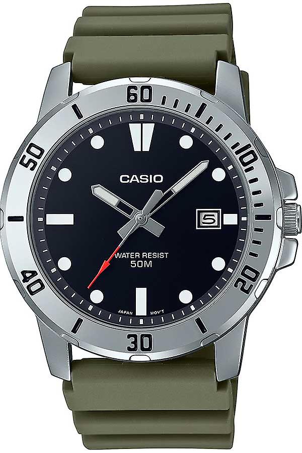 CASIO Collection MTP-VD01-3E - Rubber Male Quartz Analogue