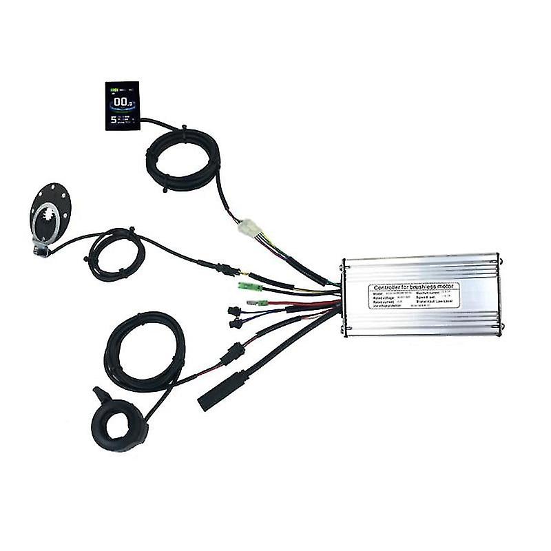 Dropship-36v/48v 500w 22a, Brushless Dc Ebike Controller+kt-lcd8s Display+finger Dial + Sensor One Set, For 500w Ebike Kit