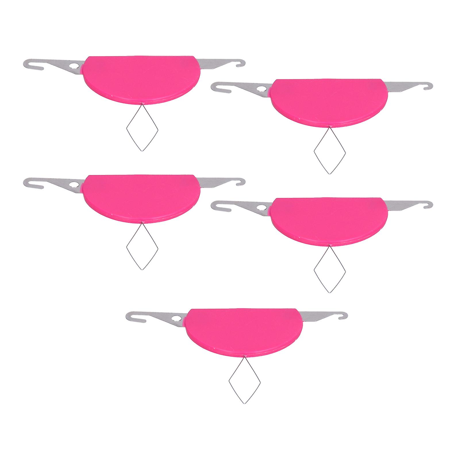 5PCS 3-in-1 Needle Threader Set Rose Red Lightweight Durable