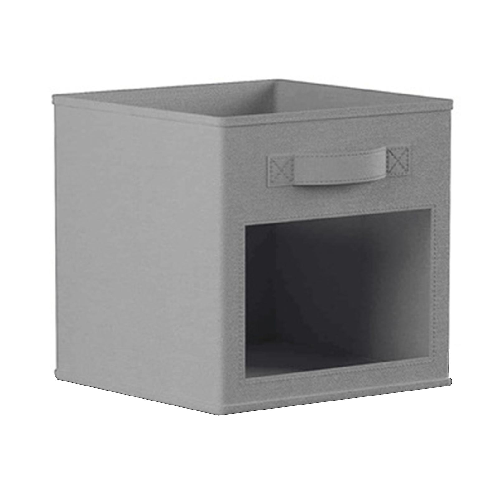 Foldable Closet Storage Bins With Window Storage Baskets