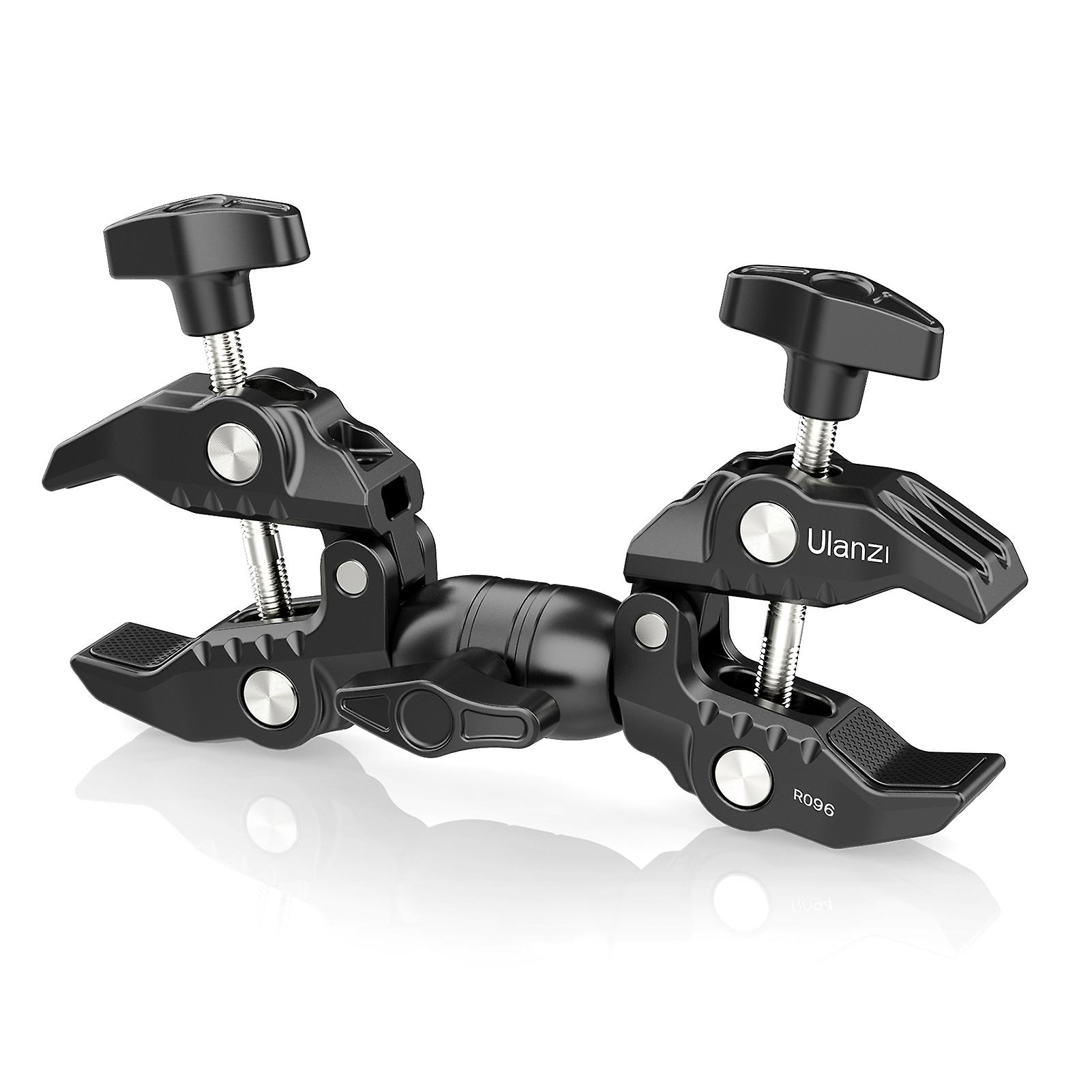 Multi-function Super Clamp Aluminum Alloy Double Clamps Design