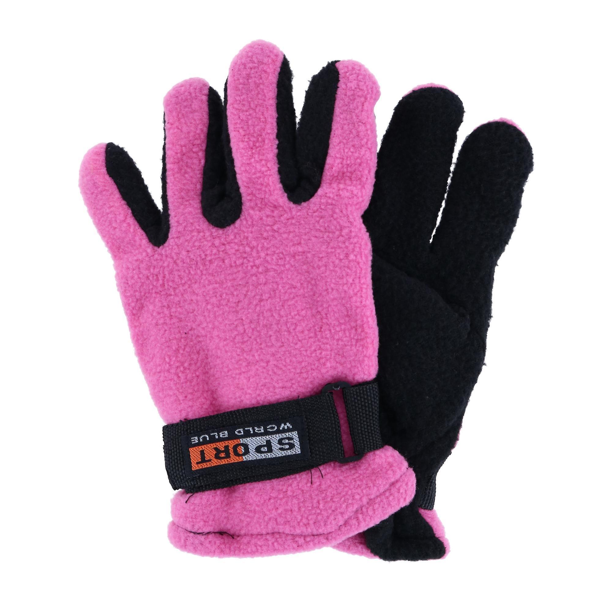 CTM Kids' 5-13 Insulated Fleece Winter Glove