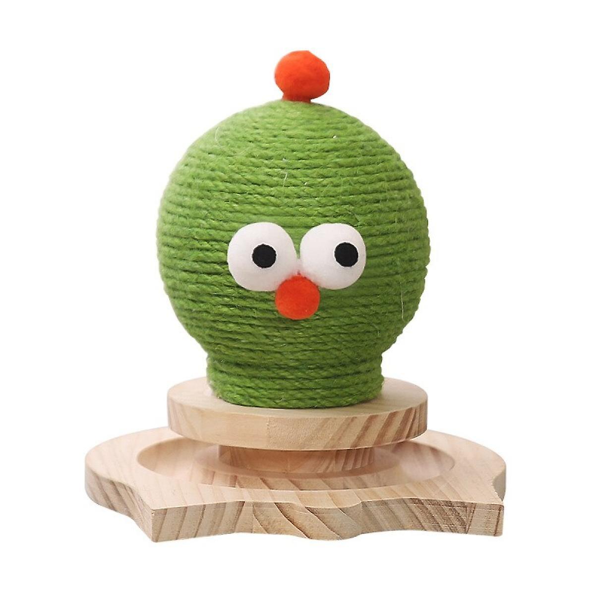 لعبة قط جديدة من الخشب الصلب ، مصنوعة من السيزال.