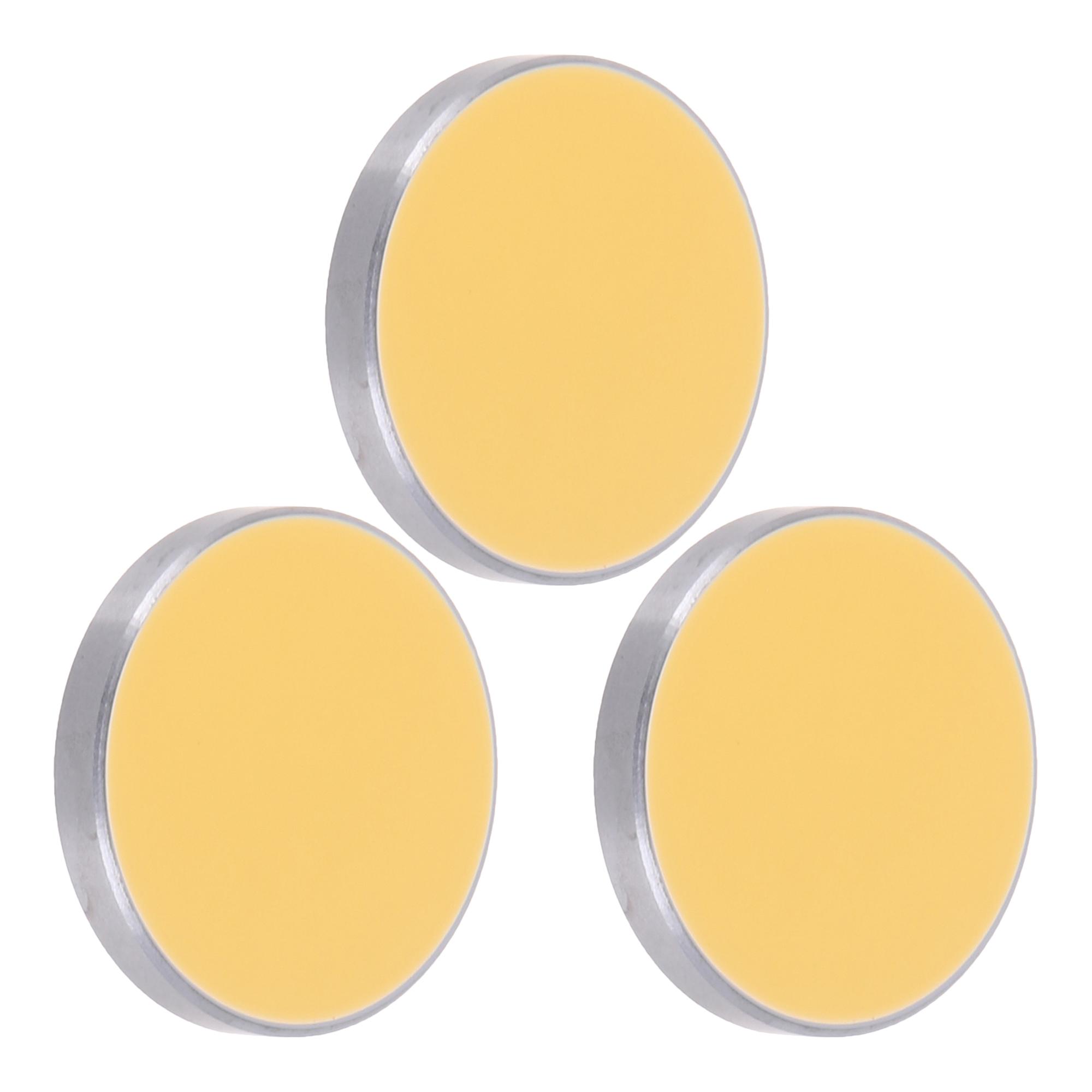3Pcs Si Reflective Lens Mirrors 20mm Diameter for CO2 Polishing Machine