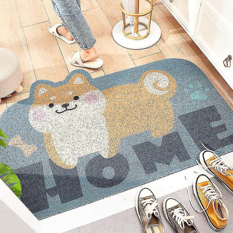 バスマットラグクリエイティブ漫画Anlimals不規則なパターンのドアマットマットエリアラグフロアマットドアマットキッチンラグマット