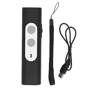 Dog Barking Deterrent Ultrasonic Rechargeable 2 Frequency Handheld Bark Control Device for Outdoor Black