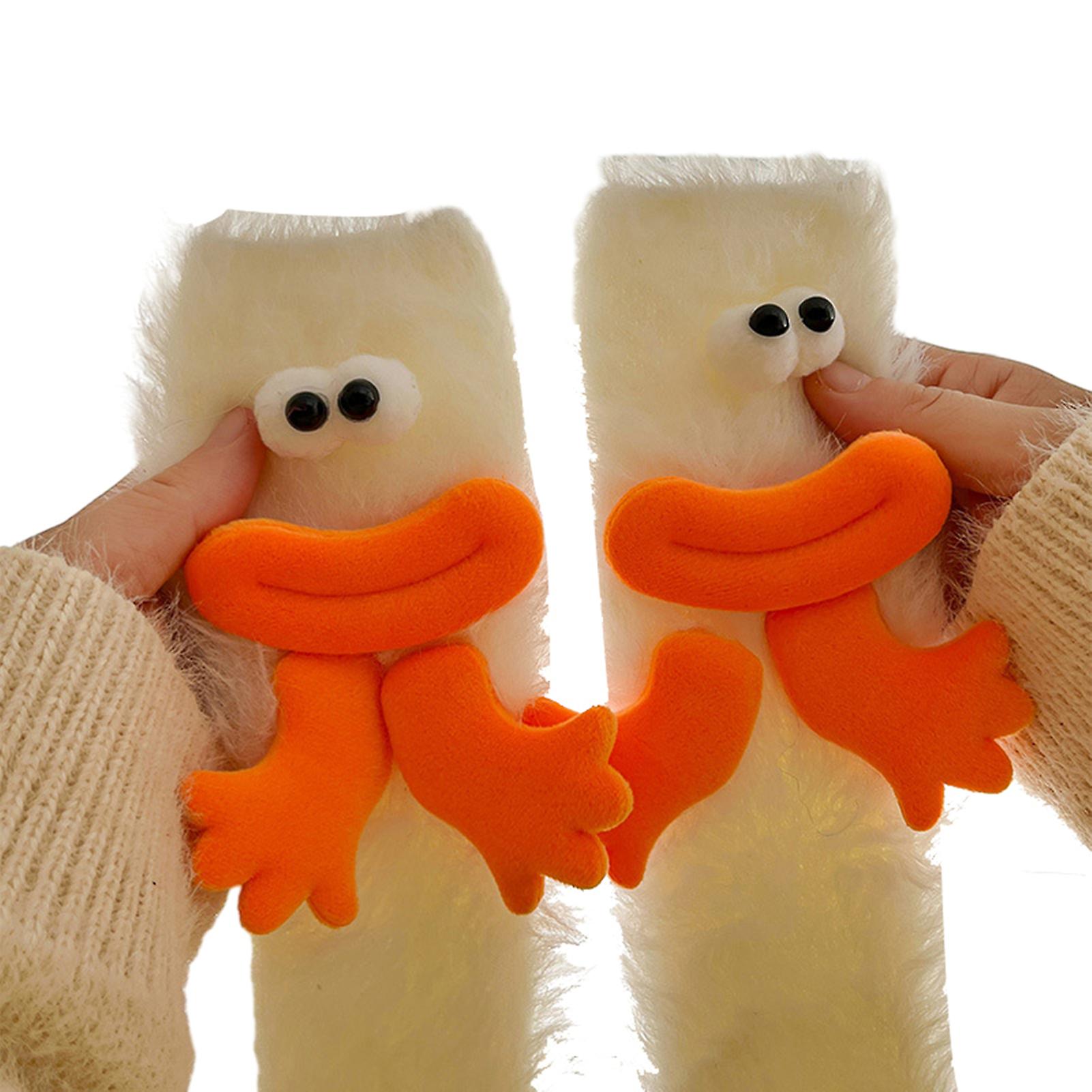Medium Tube Funny Socks Anti-slip Sweat-absorbent Middle Tube Socks for House
