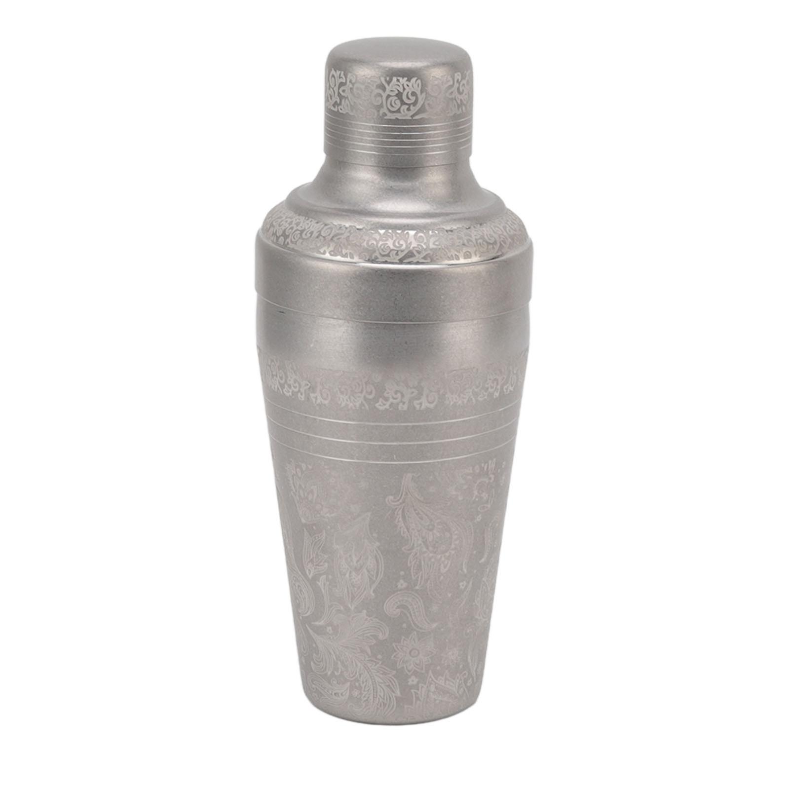 Cocktail Shaker Oppvaskmaskin Tåler Rustfritt Stål 304 Rustfritt Stål Bartender Drink Mixer For Bar Frostet Japansk Stil Gravering