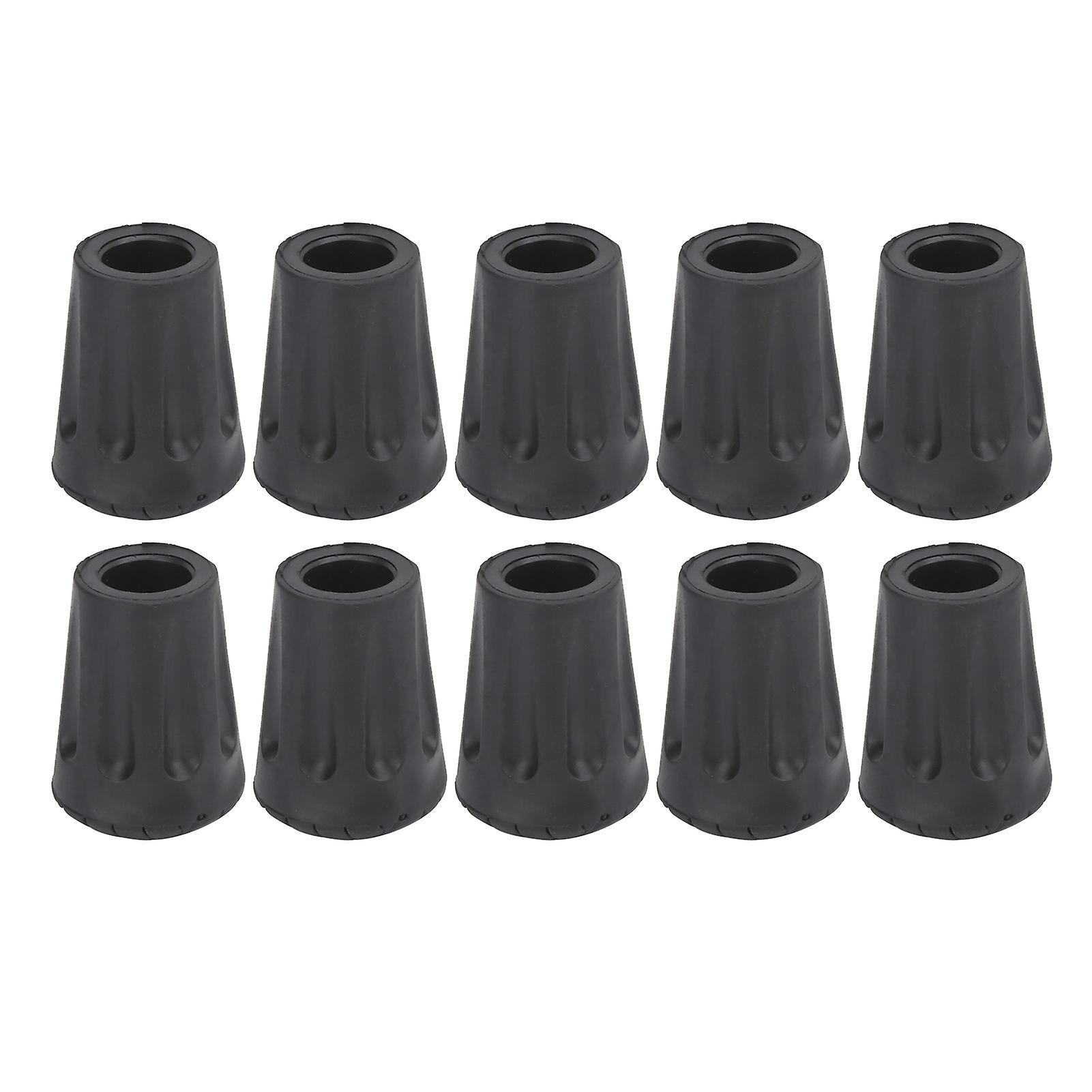 10pcs Outdoor Trekking Pole Round Tip Cover Pole Tip Protectors Hiking Grip Round Tip Cover