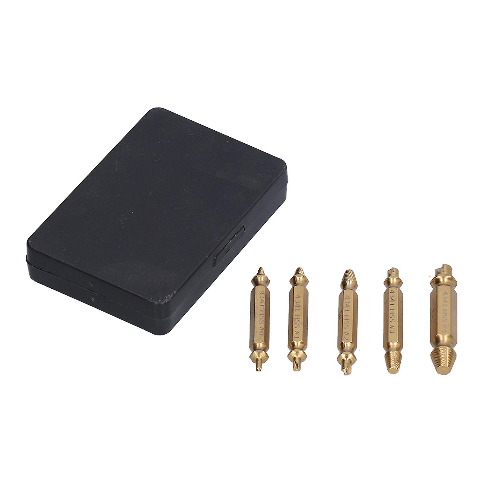 5Pcs Screw and Bolt Remover Tool Set for Broken and Damaged Ones