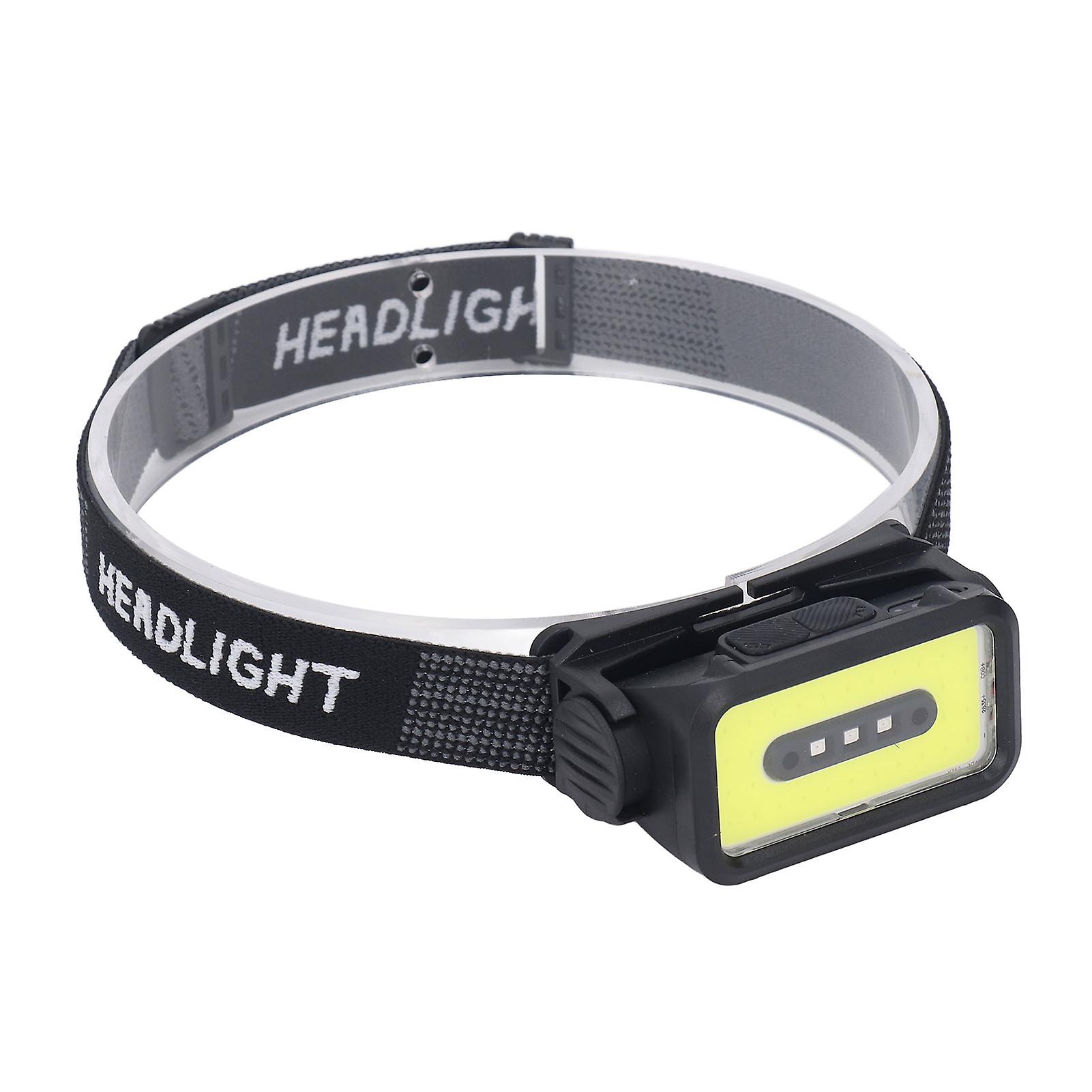 K352 COB Headlamp USB Rechargeable with Red Source LED Headlight for Outdoor Hiking Running Camping Accessories 