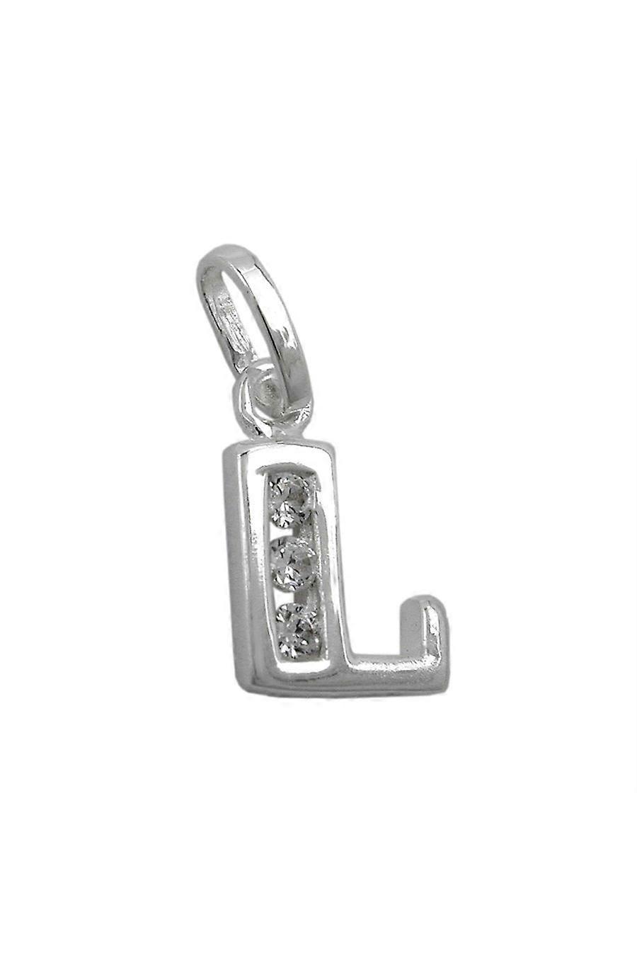 Pendant Initial L With Cz Silver 925 - Gl91444l