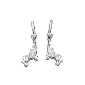 Earrings Leverback Horse Silver 925 - Gl90349