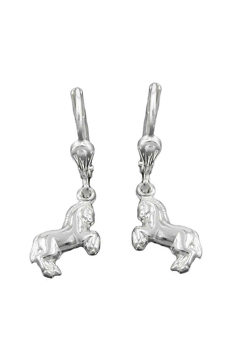 Earrings Leverback Horse Silver 925 - Gl90349