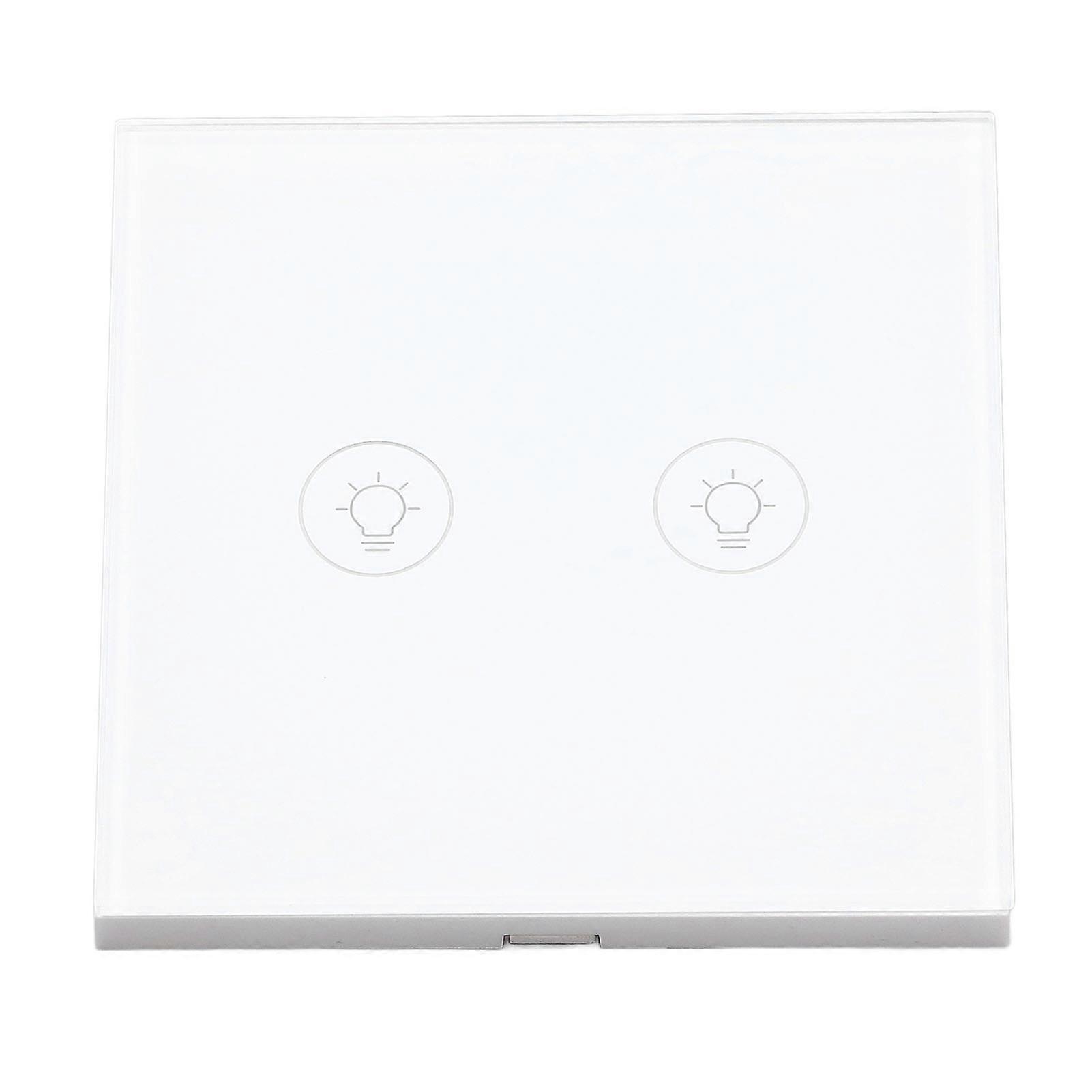 Wall Touch Light Switch Timing Function Tempered Glass Dimming Smart APP Control Lamp Switch for Zigbee 90‑