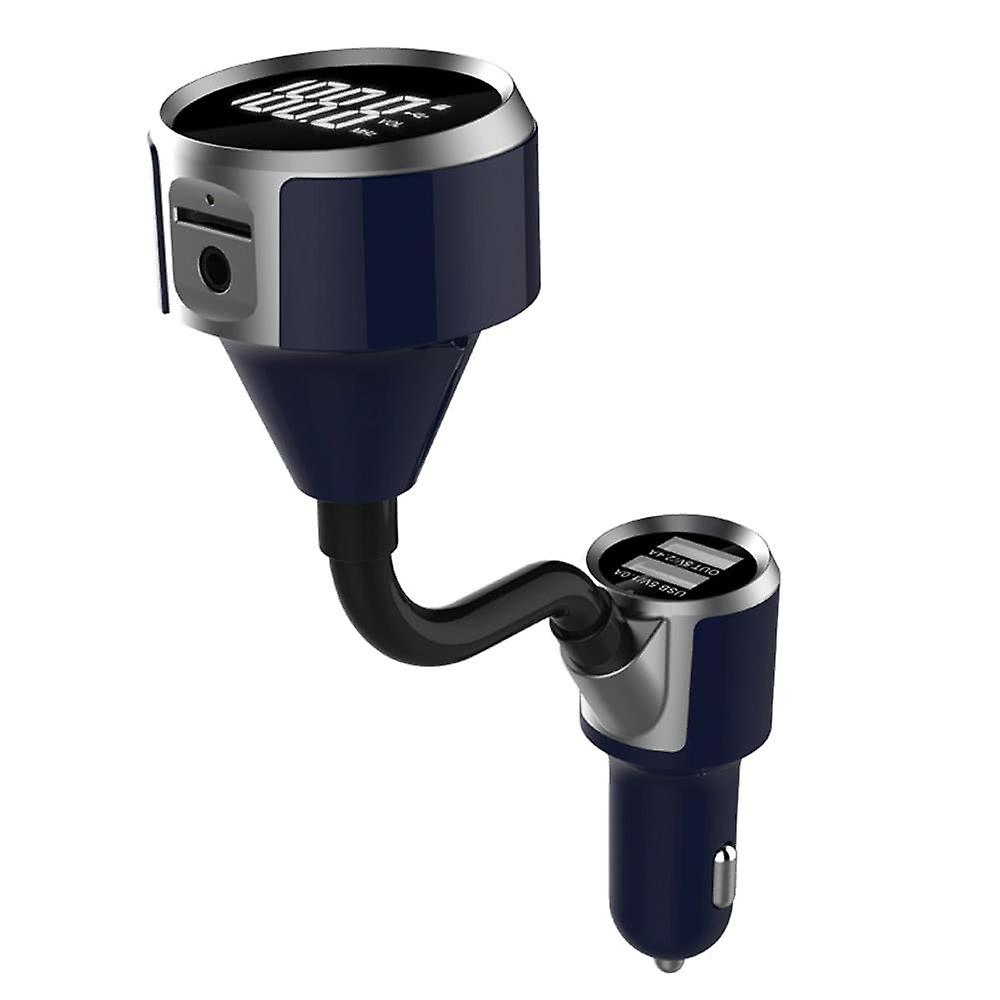 Hands-free Bt Lcd Transmitter Stereo Music Player Tf Card And Usb Disk Playing