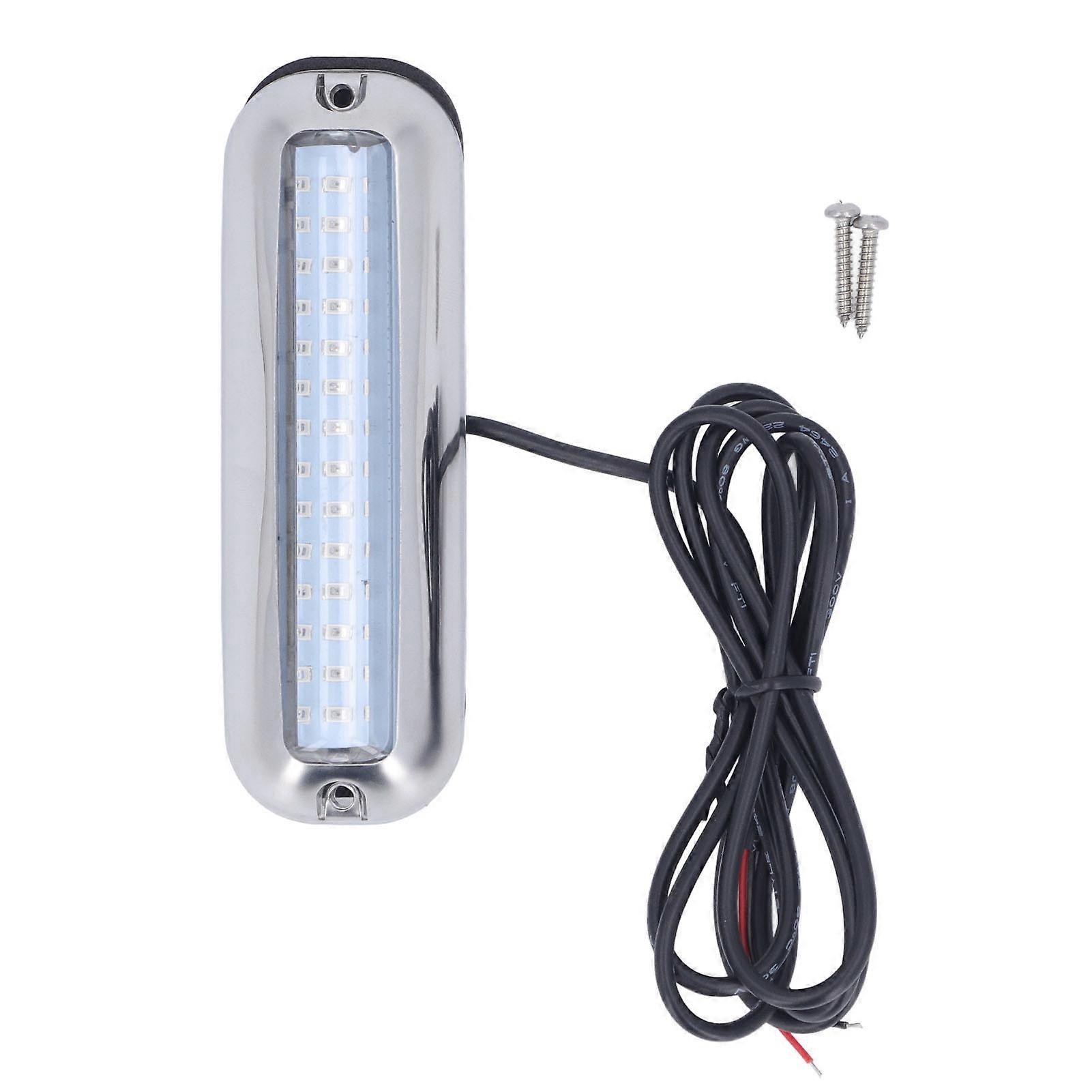 Underwater Boat Lights IP68 Waterproof 42 LED Beads 125° Wide Angle Highlight Marine Light Lamp DC10‑30V Green