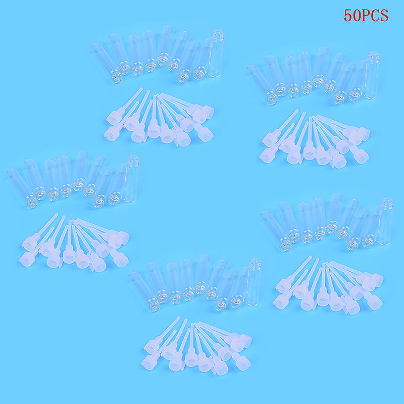 10/50Pcs mini 1ml glass vial empty laboratory bottle perfume liquid oil