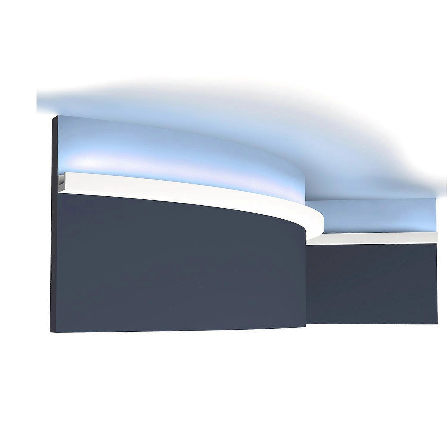Orac Decor 1 x Flexible moulding CX190F AXXENT white Purotouch® pre-primed lightweight, sturdy, dimensionally stable multi