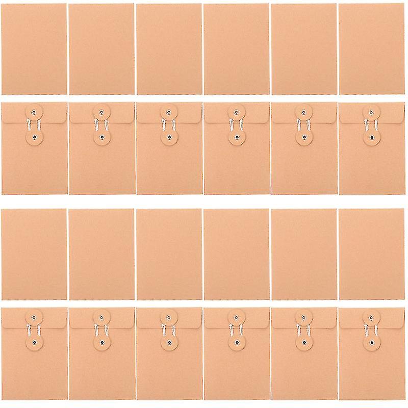 25pcs Kraft Paper Project Envelope