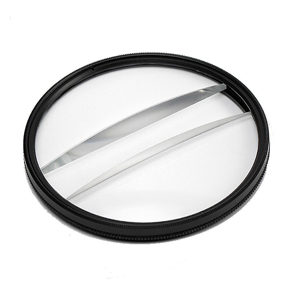 77mm Blur Effects Camera Filter Dslr Photography Foreground Special Effects Filter Double Half Moon Variable Prism Lens