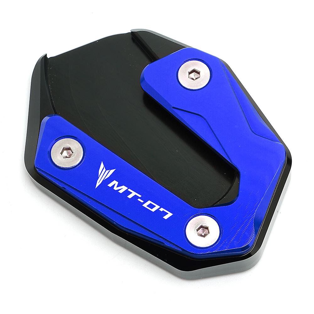 For Yamaha Xsr 700 Xsr700 Mt-07 Mt 07 Fz 07 2014-2022 2023 Motorcycle Cnc Kickstand Foot Side Stand Extension Pad Support Plate