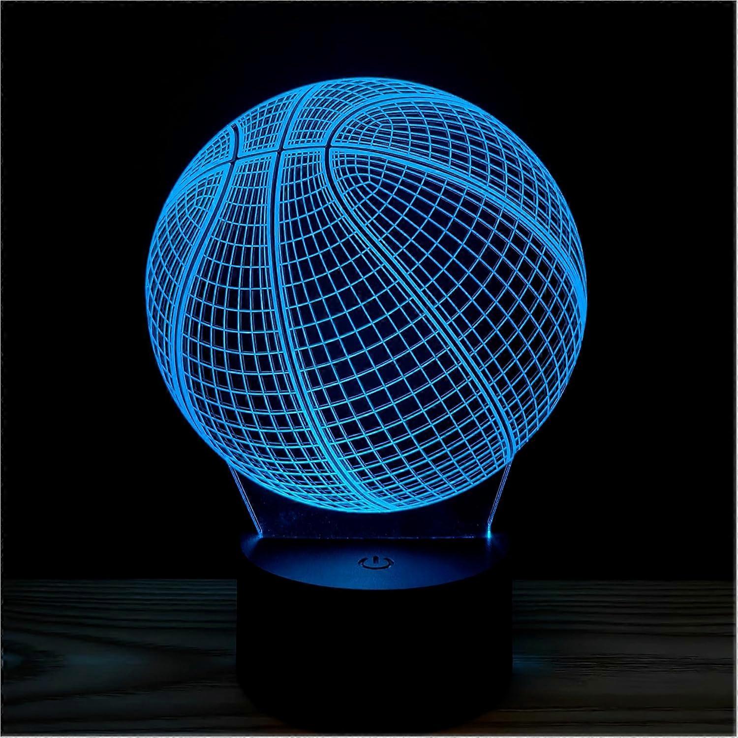 3D Optical Illusion Night Lights Visual Creative LED Desk Lamp Remote Control and Touch Control 7 or 16 Colors Change USB Powered for Home Decorations
