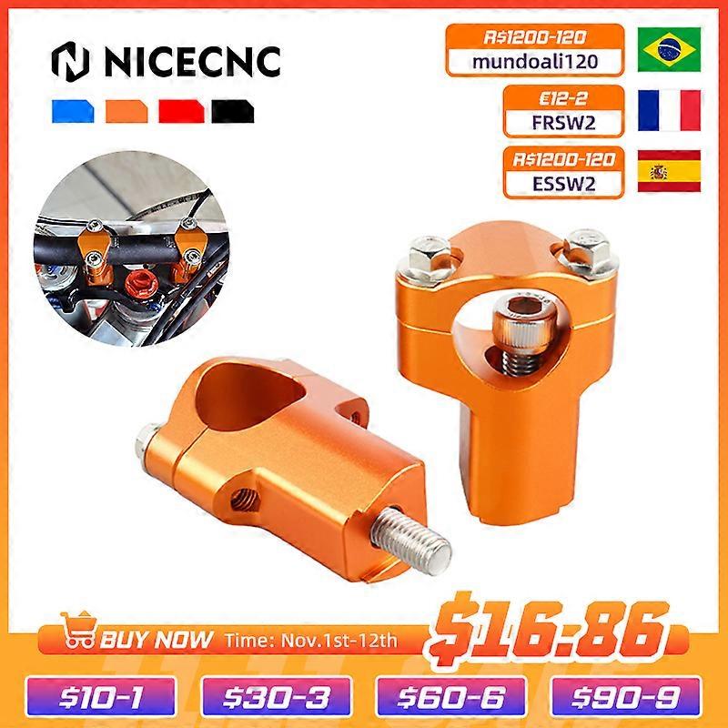52mm Handlebar Clamp Risers Bar Mount Clamp For KTM 125-500 EXC EXCF XCW 2016-2022 SX SXF XC XCF XCW EXC EXCF 2005-2015
