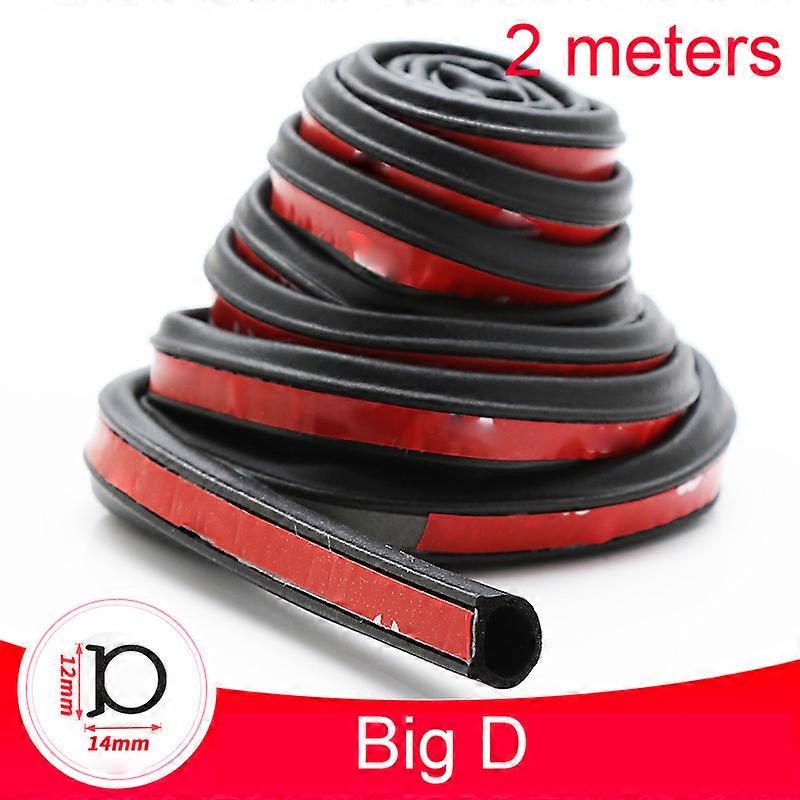 Car Door Seal Strip Universal Rubber Car Door/Hood/Trunk Protector Strips Noise Insulation Anti-Dust Z P D Type Sealant