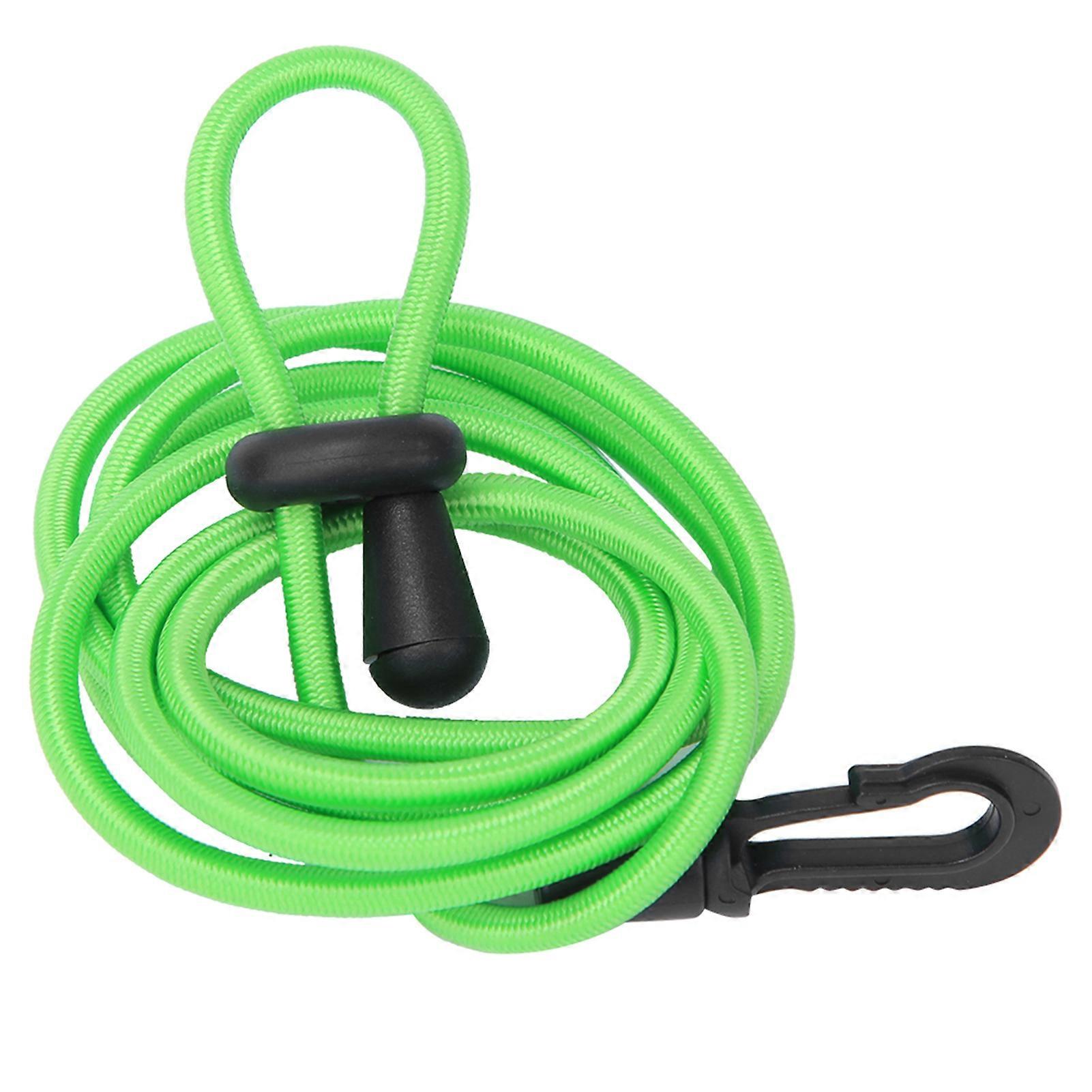 DIY Elastic Kayak Paddle Leash Bungee Rope Buckle Combination Lanyard Canoe Accessory