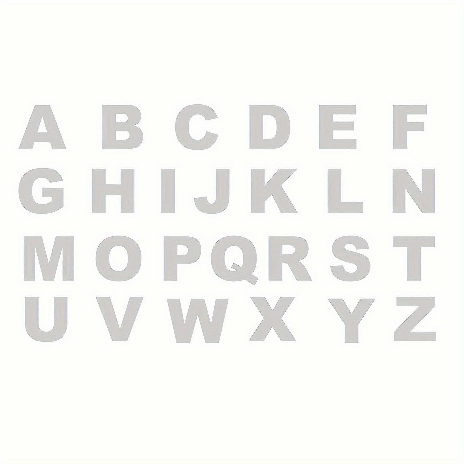 1set Large Size Letters Pendant Casting Plastic Mold Fondant Chocolate Jelly Making Cake Baking Mold Cake Decorating Tool Oven Steam Available DIY Art