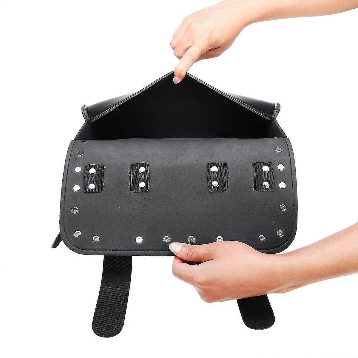 BHYShop Universal PU Leather Off-Road Bike Storage Tool For Honda - Foto 5